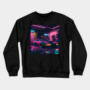 Cyber Garage Car Vibes Tee! Crewneck Sweatshirt